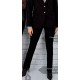 PANTALON DE VESTIR NEGRO MUJER CHEMA BLANCO