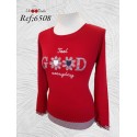 Camiseta algodón con faldon mujer Lili Dudu +colores