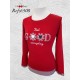 Camiseta algodón con faldon mujer Lili Dudu +colores