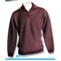 JERSEY CON CREMALLERA JACQUARD HOMBRE G-54 +colores
