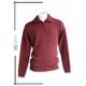 Jersey de hombre cuello perking en color caldera g-54