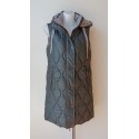Chaleco negro ligero de mujer acolchado Roberto Bassi Woman