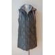 Chaleco negro ligero de mujer acolchado Roberto Bassi Woman