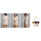 CHAQUETA CANALE LARGA MUJER +COLORES