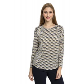 BLUSA ESTAMPADO GEOMETRICO MUJER BOGUAR