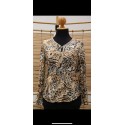 BLUSA ESTAMPADA TUL MUJER ROSSAN