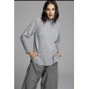 JERSEY GRIS MANGA RANGLA MUJER ZUCCA 