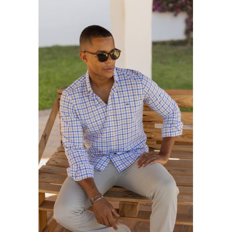 CAMISA CUADROS MANGA CORTA DE CARLOS CORDOBA