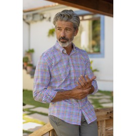 CAMISA CUADROS MANGA CORTA DE CARLOS CORDOBA