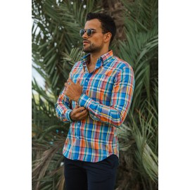 CAMISA CUADROS MANGA CORTA DE CARLOS CORDOBA