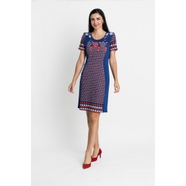 VESTIDO PANOT ESTAMPADO CON COSTADILLOS MUJER BOGUAR