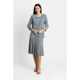 FALDA ESTAMPADA VUELO MUJER BOGUAR