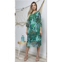 VESTIDO ESTAMPADO GASA MUJER ROSSAN