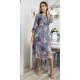 VESTIDO ESTAMPADO GASA MUJER ROSSAN
