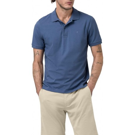 POLO PIQUE AZUL PIERRE CARDIN HOMBRE