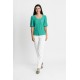 CAMISETA LISA TEJIDO EN CALADO MUJER BOGUAR