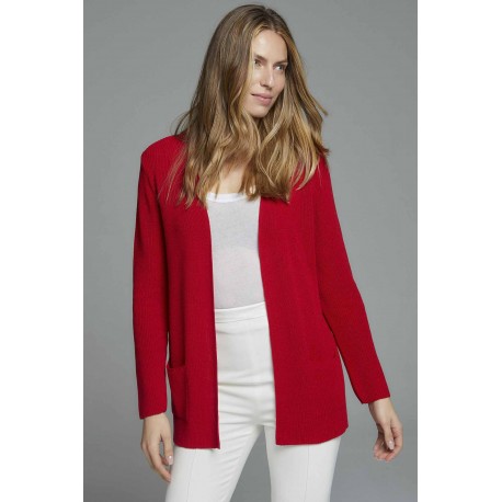 CARDIGAN BOLSILLOS P.PERLADO mujer tachy zucca +colores