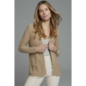 CHAQUETA CÁRDIGAN camel mujer tachy zucca