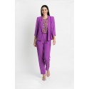PANTALON LISO CORTE CLASICO  MUJER +COLORES