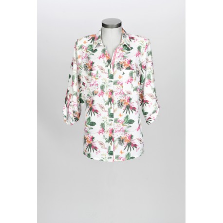 BLUSA ESTAMPADA DE MUJER ESTEFANIA RODRIGUEZ