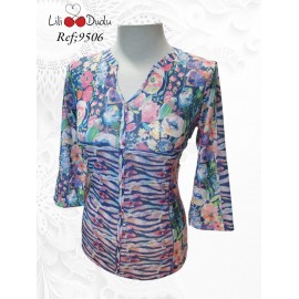 CAMISETA De mujer Lili Dudu estampado primaveral 