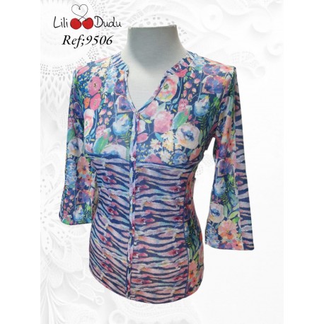 CAMISETA De mujer Lili Dudu estampado primaveral 