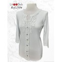 CAMISA CHORRERAS MUJER +COLORES