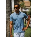 POLO HOMBRE CON BOLSILLO AZUL CARLOS CORDOBA