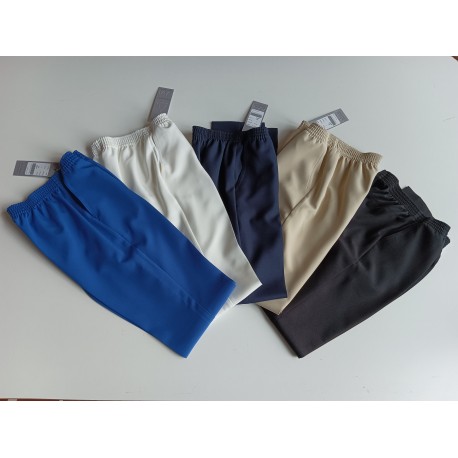PANTALON SEÑORA GOMA CINTURA chema blanco COLORES