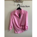 CAMISA ROSA LISA MUJER PRIVILEGE 