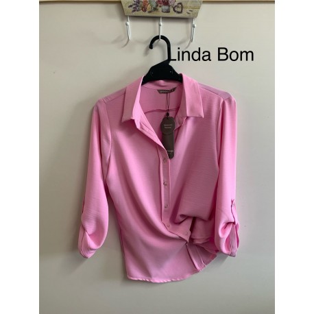 CAMISA ROSA LISA MUJER PRIVILEGE 