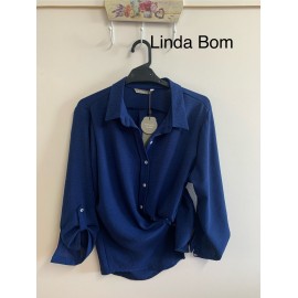 CAMISA  AZUL MARINO LISA MUJER PRIVILEGE 