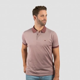 Polo tejido oxford con bolsillo BROWN JURY+COLORES