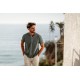Polo cuello maho, combinado con tejido oxford. hombre brown jury +colores