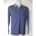 POLO DE HOMBRE AZUL CON BOLSILLO