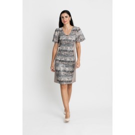 VESTIDO DE ENCAJE CON COSTADILLOS MUJER BOGUAR