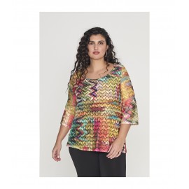 CAMISETA CROCHET MUJER SPG-JENUAN