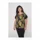 CAMISETA TUL MANGA VOLANTES MUJER SPG-JENUAN