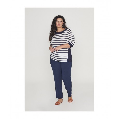 PANTALÓN LISO CON BOLSILLOS MUJER SPG-JENUAN +colores