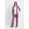 CHAQUETA LARGA ESTAMPADA MUJER BOGUAR