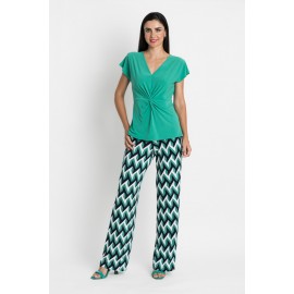 PANTALON ANCHO ESTAMPADO MUJER BOGUAR