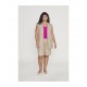 CHALECO EFECTO LINO CAMEL MUJER SPG JENUAN