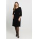 VESTIDO EVASE NEGRO MUJER BOGUAR