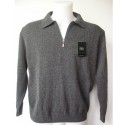 JERSEY TIPO POLO EN GRIS