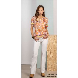 PANTALON ACAMPANADO MUJER ROBERTO BASSI+COLORES