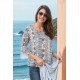 BLUSA ESTAMPADA DE MUJER ROSSAN