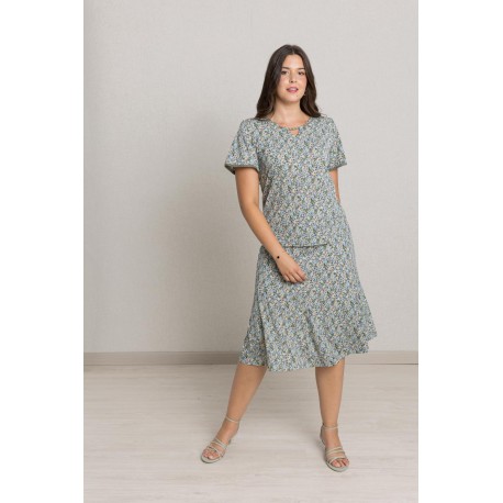 FALDA ESTAMPADA MUJER BOGUAR