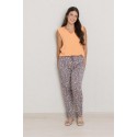 PANTALON FLUIDO ESTAMPADO MUJER BOGUAR