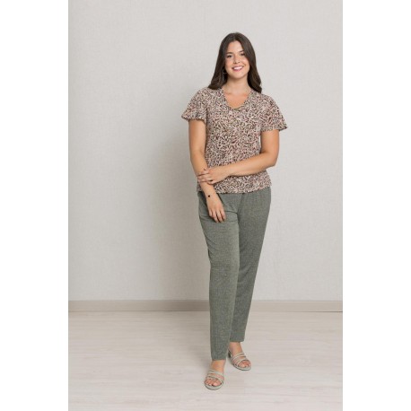 CAMISETA ESTAMOADA MUJER BOGUAR