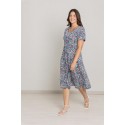 VESTIDO ESTAMPADO MIDI MUJER BOGUAR